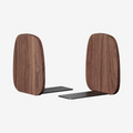 Wooden Oval Bookends