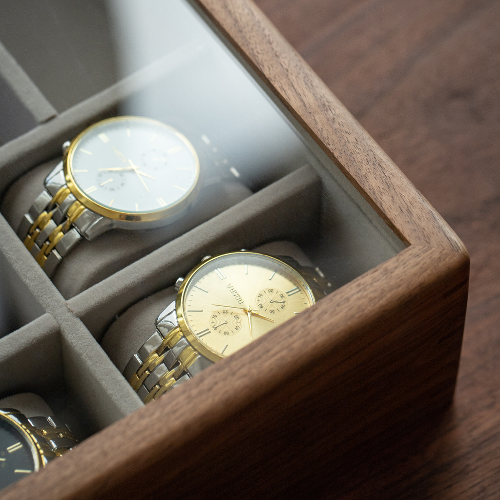 Wooden Watch Box 4+3 slots