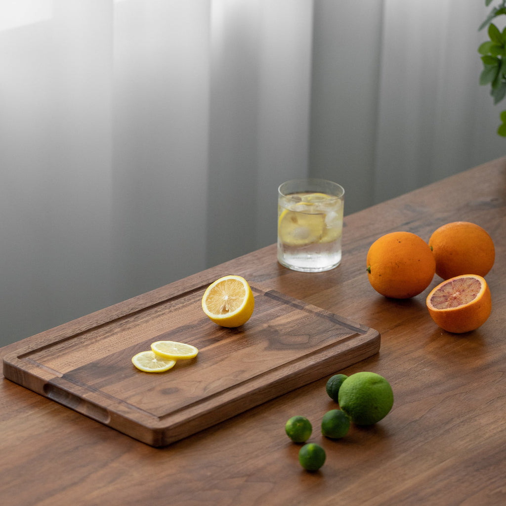Cutting Board with Juice Groove